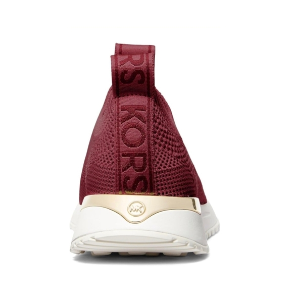 MICHAEL Michael Kors Bodie Stretch Knit Sneakerz ▪︎ Deep Red - Picture 4 of 11
